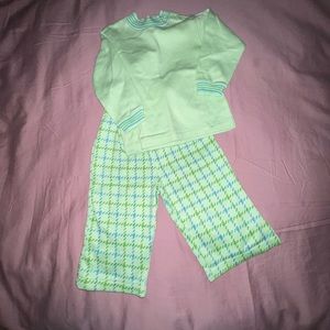 Cute Vintage carters! Cute green set!